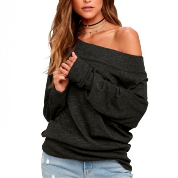 Free People Tops - FREE PEOPLE Palisades Thermal OTS Pullover Sweater